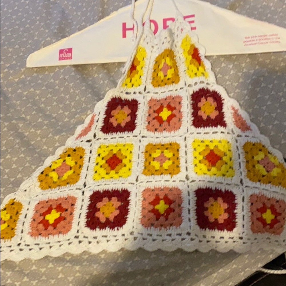 Forever 21 crochet crop top